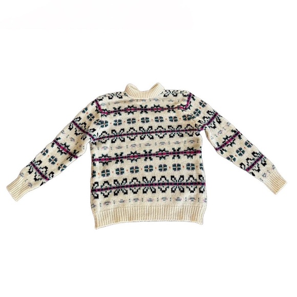 70s vintage knit wool sweater - Picture 7 of 8